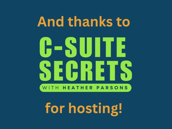 CSuite Thanks